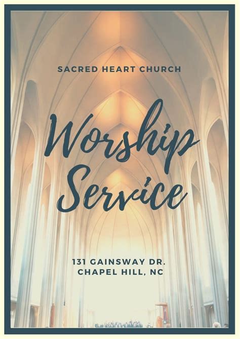 Free Church Program Templates: Customizable Designs for Every Occ.